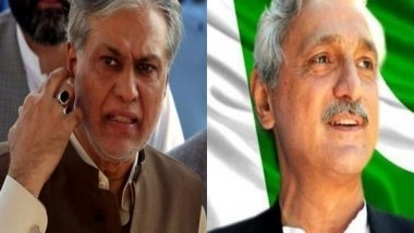 World News | Estranged PTI Leader Jahangir Tareen Meets Pak Former Finance Minister Dar Amid Ongoing Political Unrest
