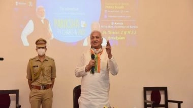 India News | Kerala Governor Interacts with Students After 'Pariksha Pe Charcha', Asks Them to Be Determined to Deal with Failures