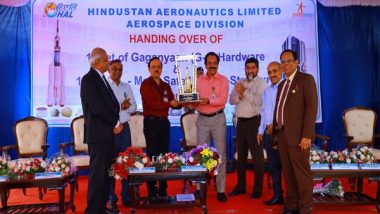 India News | Hindustan Aeronautics Limited Hands over Gaganyaan Hardware to ISRO