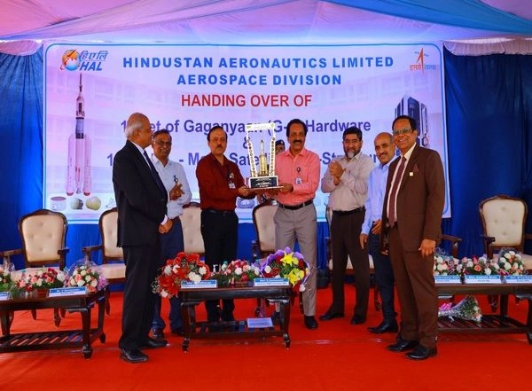 India News | Hindustan Aeronautics Limited Hands over Gaganyaan Hardware to ISRO