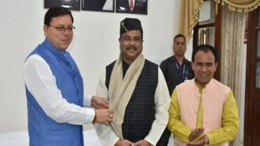 India News | 'Devbhoomi' Uttarakhand Will Receive All Possible Help from Centre in the Field of Education, Assures Dharmendra Pradhan