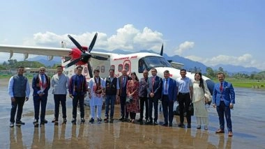 India News | Civil Aviation Minister Scindia Launches Dibrugarh-Pasighat Flight to Boost NE Connectivity