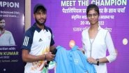 Sports News | Tokyo Paralympics Silver Medallist Praveen Kumar Revisits His School Under 'Meet the Champion' Initiative