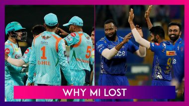 Lucknow Super Giants vs Mumbai Indians IPL 2022: 3 Reasons Why MI Lost
