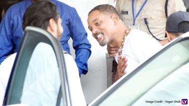 Will Smith Spotted At Mumbai Airport! Oscar-Winning Actor Makes First Public Appearance After The Slap Incident (View Pics)