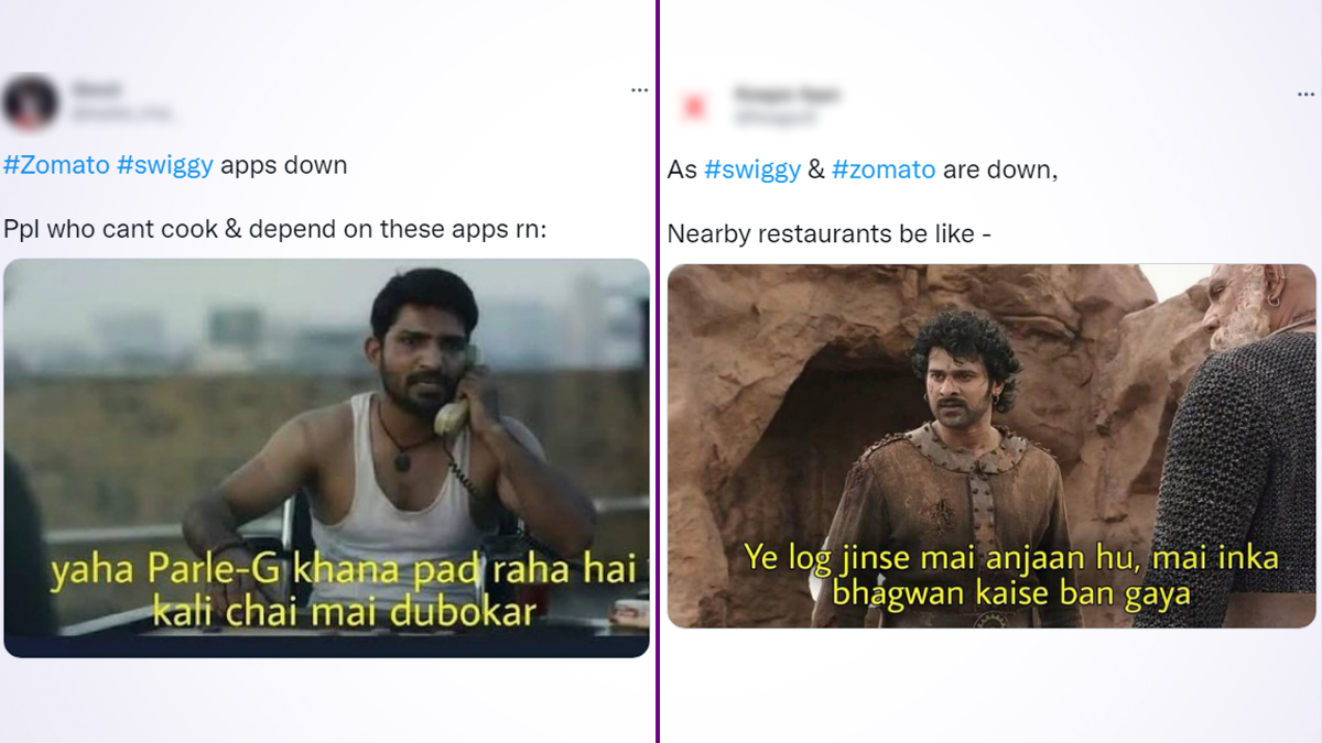 Zomato and Swiggy Down, Funny Memes and Jokes on Online Food Delivery Apps  Go Viral! | 👍 LatestLY