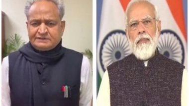 India News | Rajasthan CM Urges PM Modi to Extend Deadline of Jal Jeevan Mission to March 2026