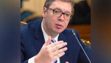 World News | Serbian President Aleksandar Vucic Declares Victory in Presidential Election