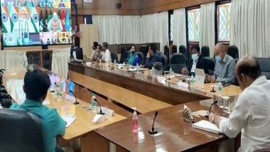 India News | PM Modi Chairs COVID-19 Review Meeting with Chief Ministers
