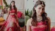 Alia Bhatt&rsquo;s Mehendi Lehenga by Manish Malhotra Took 3,000 Hours To Make and It Has 180 Textile Patches! (View Post)