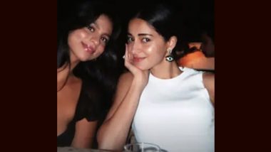 Ananya Panday Shares a Cute Selfie With BFF Suhana Khan, Calls Her ‘Sis’ in the Instagram Story (View Pic)
