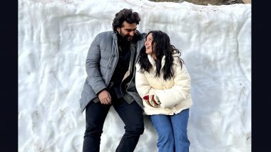 The Lady Killer: Arjun Kapoor And Bhumi Pednekar Are All Smiles As They Pose Together From The Sets Of The Film In Manali