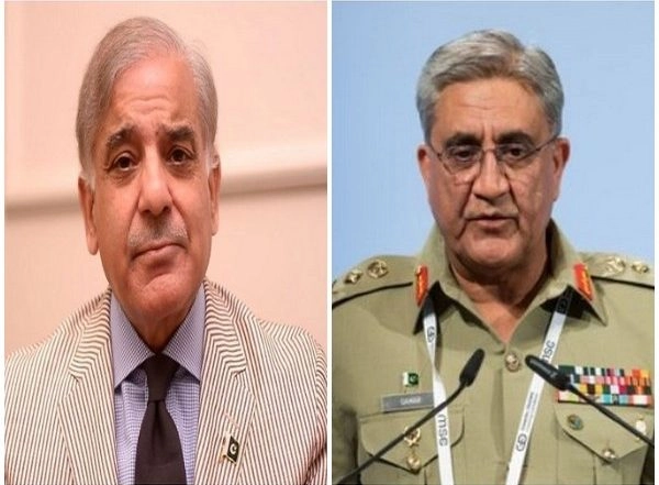World News | Shehbaz Sharif Holds First Meeting with Pak Army Chief Bajwa