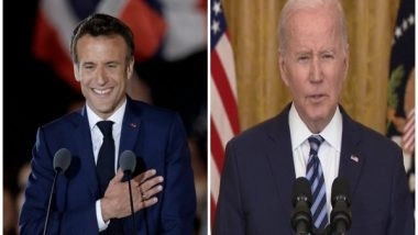 World News | Biden Congratulates France's Macron on Reelection