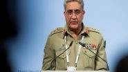 World News | Pakistan Army Chief Says LoC Peaceful, Asks India to Ensure Weapons Are Safe over Missile Mishap