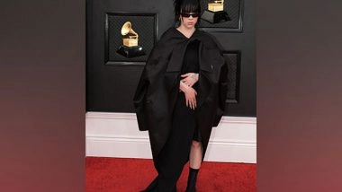 Lifestyle News | Billie Eilish's Quirky All-black Look at Grammys 2022 Garners Attention