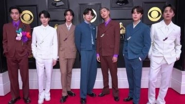 Lifestyle News | BTS Suited and Stylishly Booted for Grammys 2022