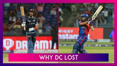 Gujarat Titans vs Delhi Capitals IPL 2022: 3 Reasons Why DC Lost