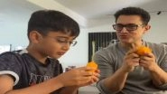 Entertainment News | Aamir Khan Binges on Mangoes with Son Azad Rao