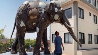 India News | Indore Man Recycles Metallic Scraps into Valuable, Attractive Items