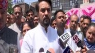 Anurag Thakur Says &lsquo;May Month To Be Dedicated to Women&rsquo;s Health Issues in Himachal Pradesh&rsquo;