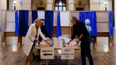 World News | Voter Turnout in French Presidential Runoff at 63.23pc: Interior Ministry