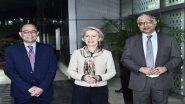 World News | EU Chief Arrives in India for Two-day Visit