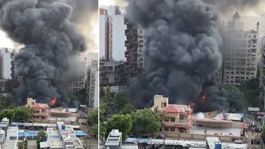 Pune: Fire Breaks Out in 5–6 Godowns in Parge Nagar in Kondhwa