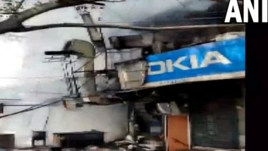 India News | Fire Breaks out at Delhi's Amar Colony Market