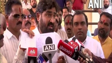 India News | MNS Plays Hanuman Chalisa at High Volume from Loudspeakers at Its Mumbai Office, Leader Detained