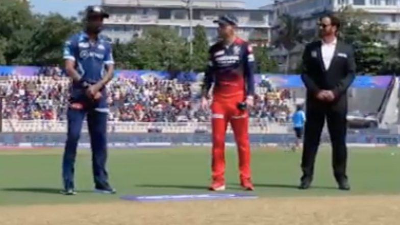 GT vs RCB, IPL 2022 Toss Report & Playing XI: Royal Challengers Bangalore Opt to Bat, Include Mahipal Lomror; Gujarat Titans Pick Pradeep Sangwan