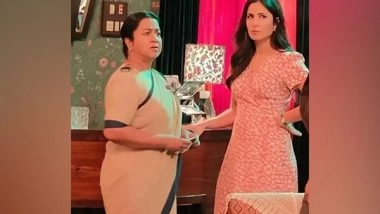 Entertainment News | Katrina Kaif's Pictures from the Sets of Vijay Sethupathi Starrer 'Merry Christmas' Go Viral