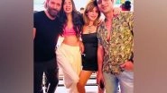Entertainment News | Exes Hrithik Roshan, Sussane Khan with Their Newfound Love Saba Azad, Arslan Goni Pose for a Selfie