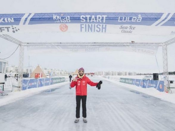 Business News | Vishwaraj Jadeja Becomes the First Indian Athlete to Skate 100 Kms Nonstop on the Frozen Sea of Sweden - Vimarsana News
