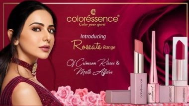 Business News | Rakul Preet Singh, Actress and Model Digitally Launches Coloressence's 'Roseate Range' of Matte Makeup Products