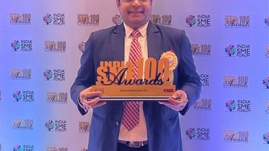Business News | Mitsu Chem Plast Bags India SME 100 Awards 2022