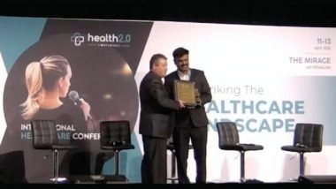 Business News | Venu Madhav Chennupati Wins the Outstanding Leadership Award at Health 2.0 USA Conference