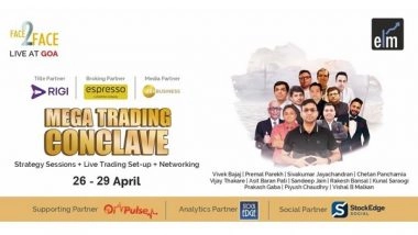 Business News | Elearnmarkets Present the First Ever Face2Face Mega Trading Conclave in Goa