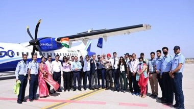 Business News | IndiGo Becomes First Airline in Asia to Land Using GAGAN Aided Approach