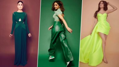 Summer Fashion Trends 2022: From Janhvi Kapoor to Deepika Padukone, Gorgeous Bollywood Actresses Will Inspire You To Join ‘Go Green’ Bandwagon This Season