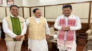 India News | Newly Sworn-in RS MPs Pabitra Gogoi Margherita, Rwngwra Narzary Meet BJP Chief JP Nadda