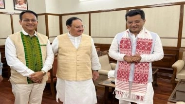 India News | Newly Sworn-in RS MPs Pabitra Gogoi Margherita, Rwngwra Narzary Meet BJP Chief JP Nadda