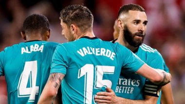 Sevilla 2-3 Real Madrid, La Liga 2021-22: Karim Benzema Nets Winner to Hand Los Blancos Win (Watch Goal Video Highlights)