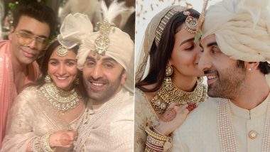 Alia Bhatt and Ranbir Kapoor Wedding: Karan Johar Congratulates the Couple With a Sweet Message (View Pics)
