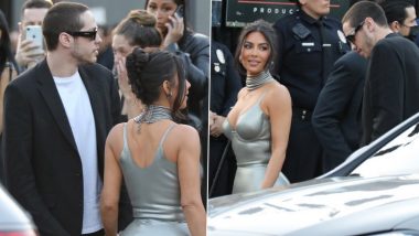 Kim Kardashian Arrives With Boyfriend Pete Davidson At The Kardashians Premiere In Los Angeles (View Pics)