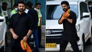 RRR Star Ram Charan Walked Barefoot in Black Attire in Mumbai for This Reason!