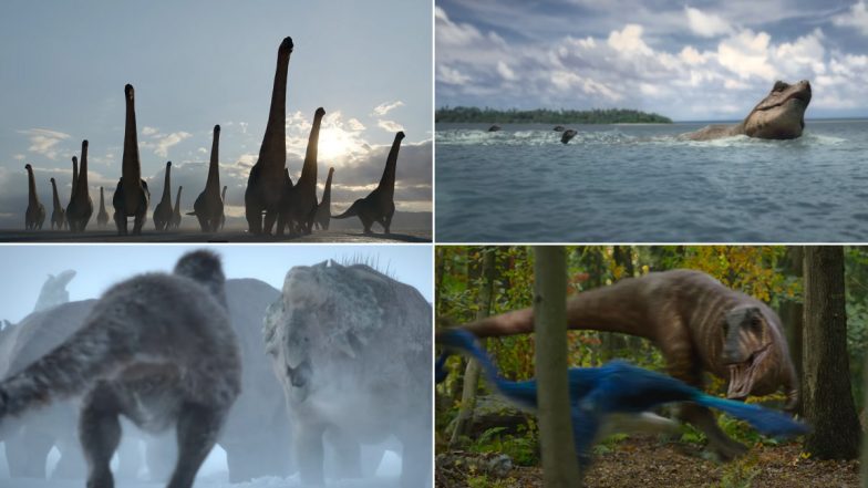 Prehistoric Planet Teaser: Five-Part Dinosaur Docuseries by David Attenborough To Stream on Apple TV+ From May 23! (Watch Video)