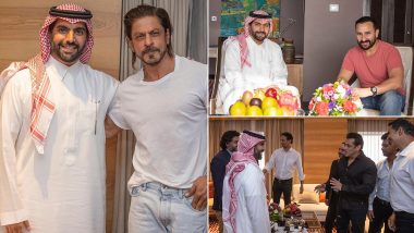 Shah Rukh Khan, Salman Khan, Akshay Kumar and Saif Ali Khan Meet Saudi Arabia’s Culture Minister Badr Bin Farhan Al-Saud (View Pics)