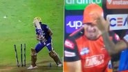 Dale Steyn&rsquo;s Ecstatic Celebration in Dugout Goes Viral After Umran Malik Dismisses Shreyas Iyer During SRH vs KKR IPL 2022 Clash (Watch Video)