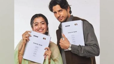Entertainment News | Rashmika Mandanna Receives Heartfelt Birthday Wish from 'Mission Majnu' Co-star Sidharth Malhotra